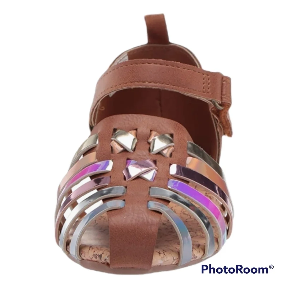 Oshkosh B'Gosh Halle Toddler Girl' Fashion Sandals. Size 7 Toddler